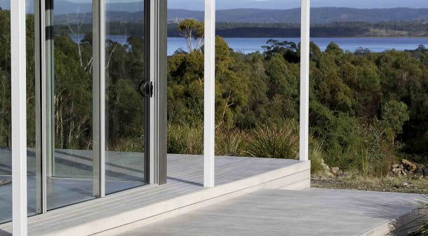 A key challenge for architect Stephen Geason was to find a way to take in the views from the west over the lagoon, while maximising solar gain and minimising unwanted heat loss.
