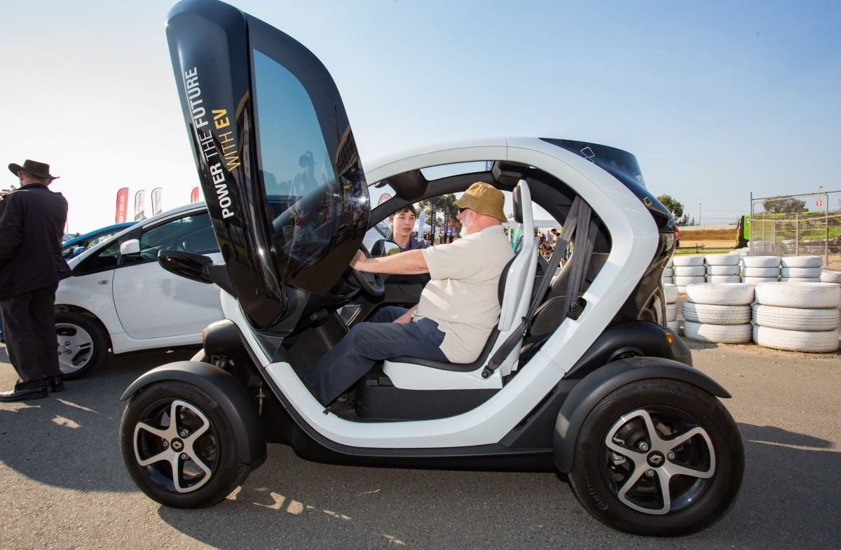 The Show'n'Shine competition allowed people to showcase their own EVs.