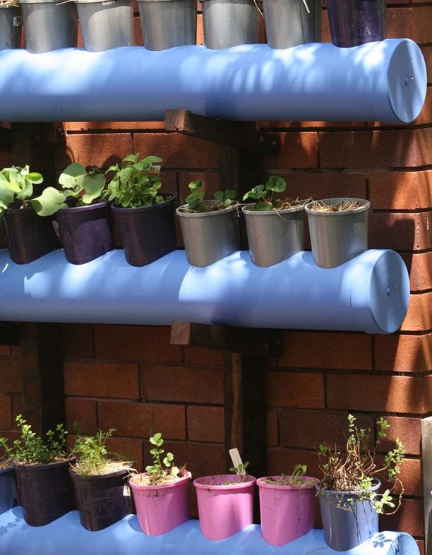 Diy Self Watering Vertical Garden Renew, How To Make A Vertical Garden With Pvc Pipe