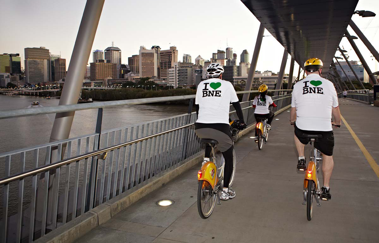 While its launch in 2010 came with much fanfare and a mass ride over the city’s Goodwill Bridge, Brisbane’s CityCycle scheme has now gone the way of many other similar bike-sharing initiatives in Australia: it was cancelled last year. Image: Brisbane City Council/Flickr
